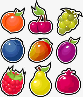卡通水果高清素材 可爱卡通 手绘 树莓 .